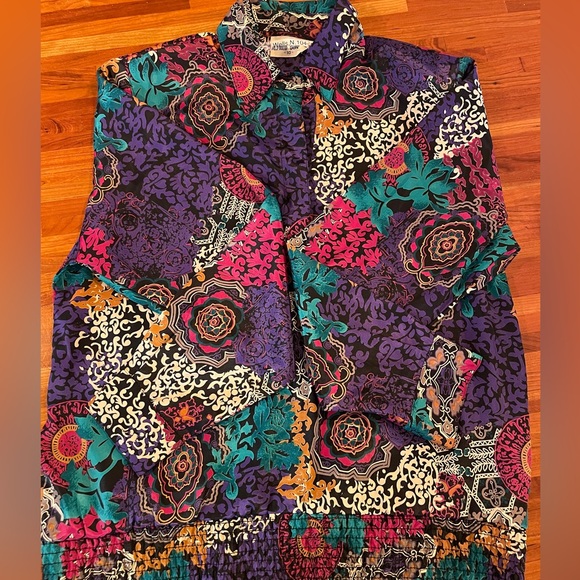 Vintage silky blouse - Picture 2 of 4